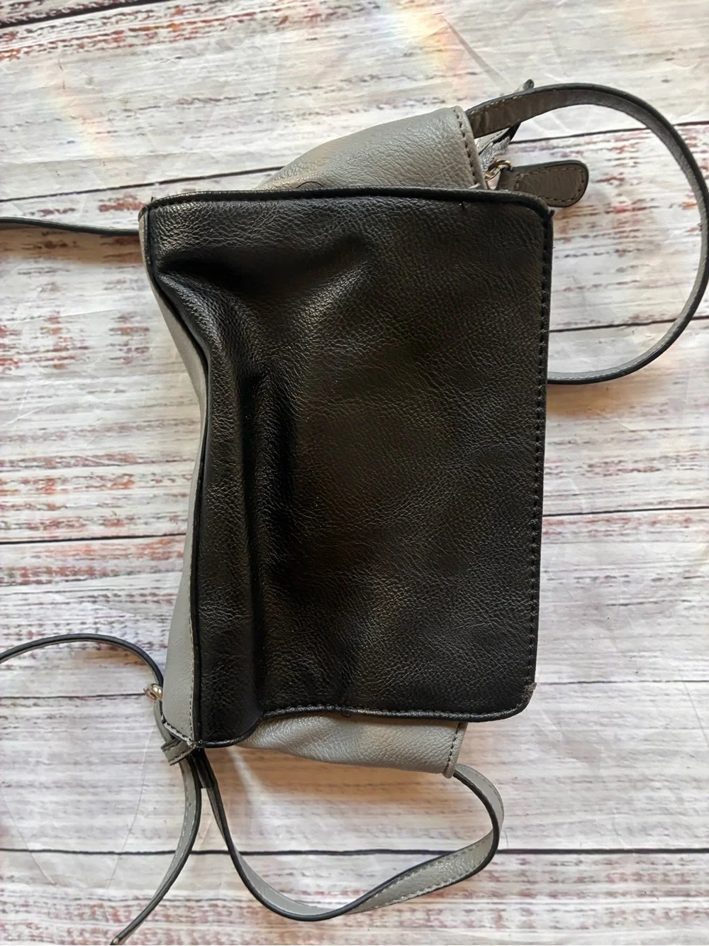 Nine West Black Leather Crossbody Small Purse